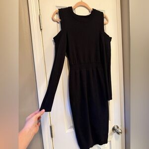 Torrid Black Cold Shoulder Dress